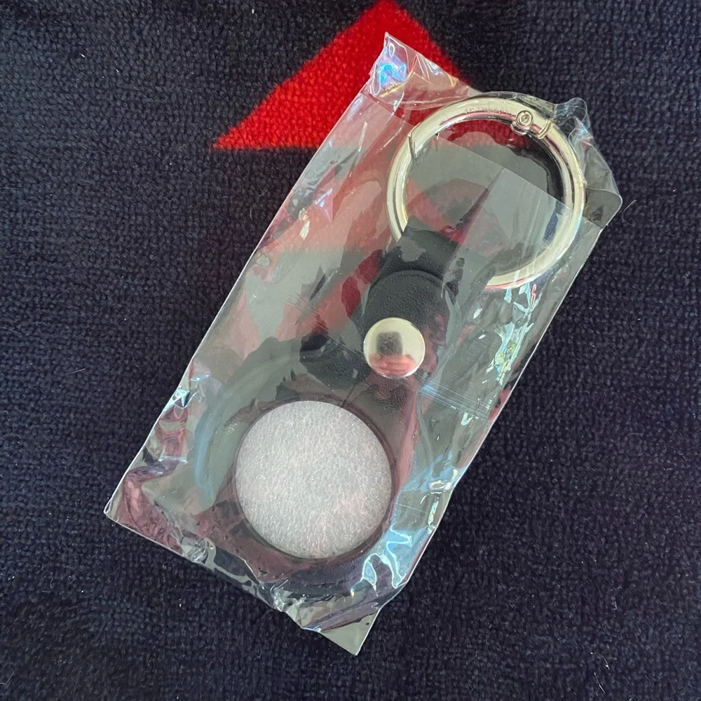 Apple AirTag Leather Key Ring